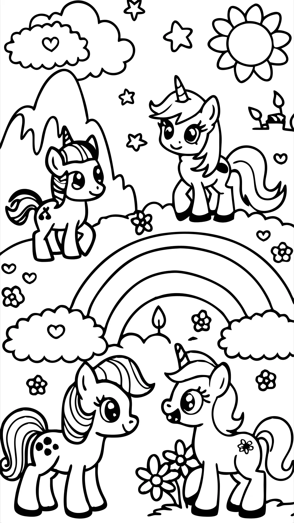 gratuit mes petits poneys coloriages